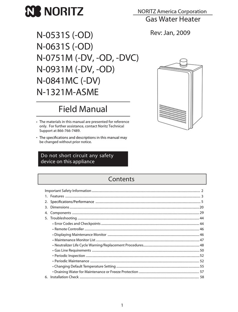 Noritz N-0531S User manual