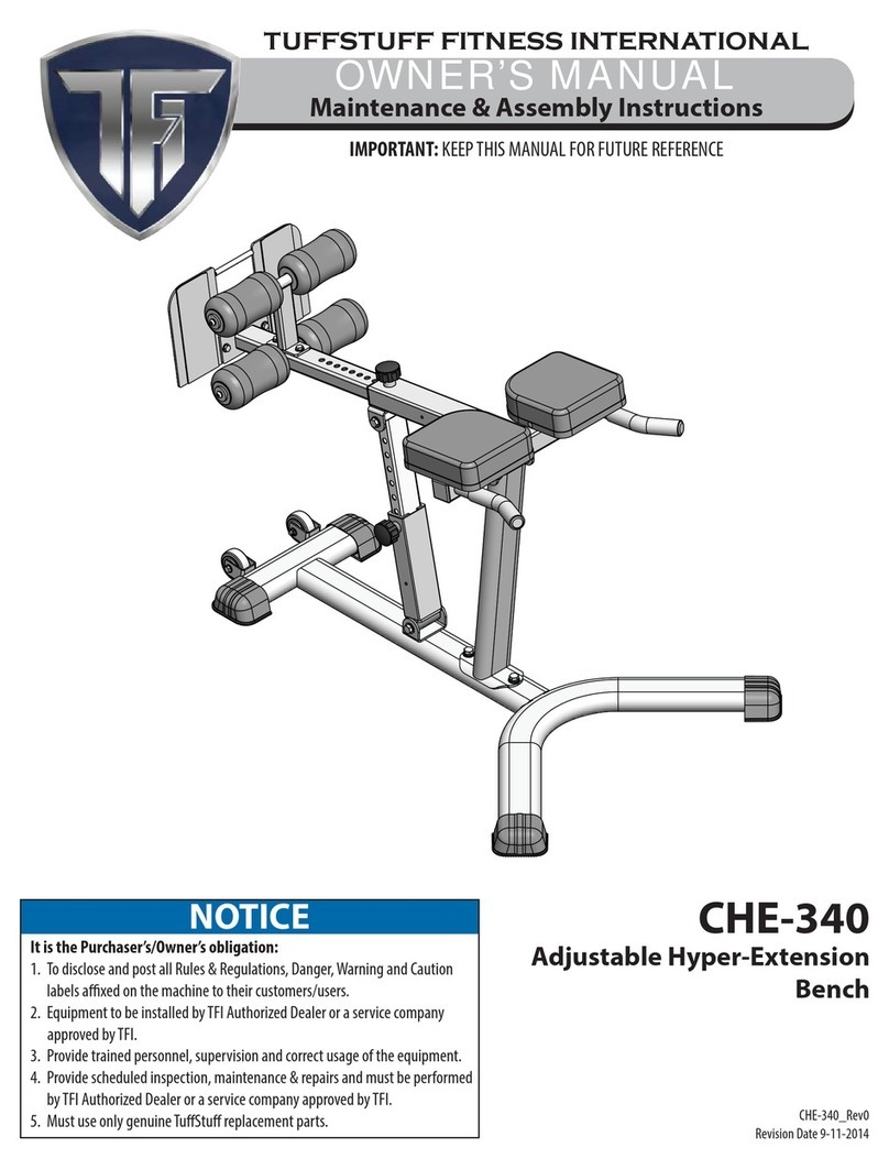 Tuff stuff CHE-340 User manual