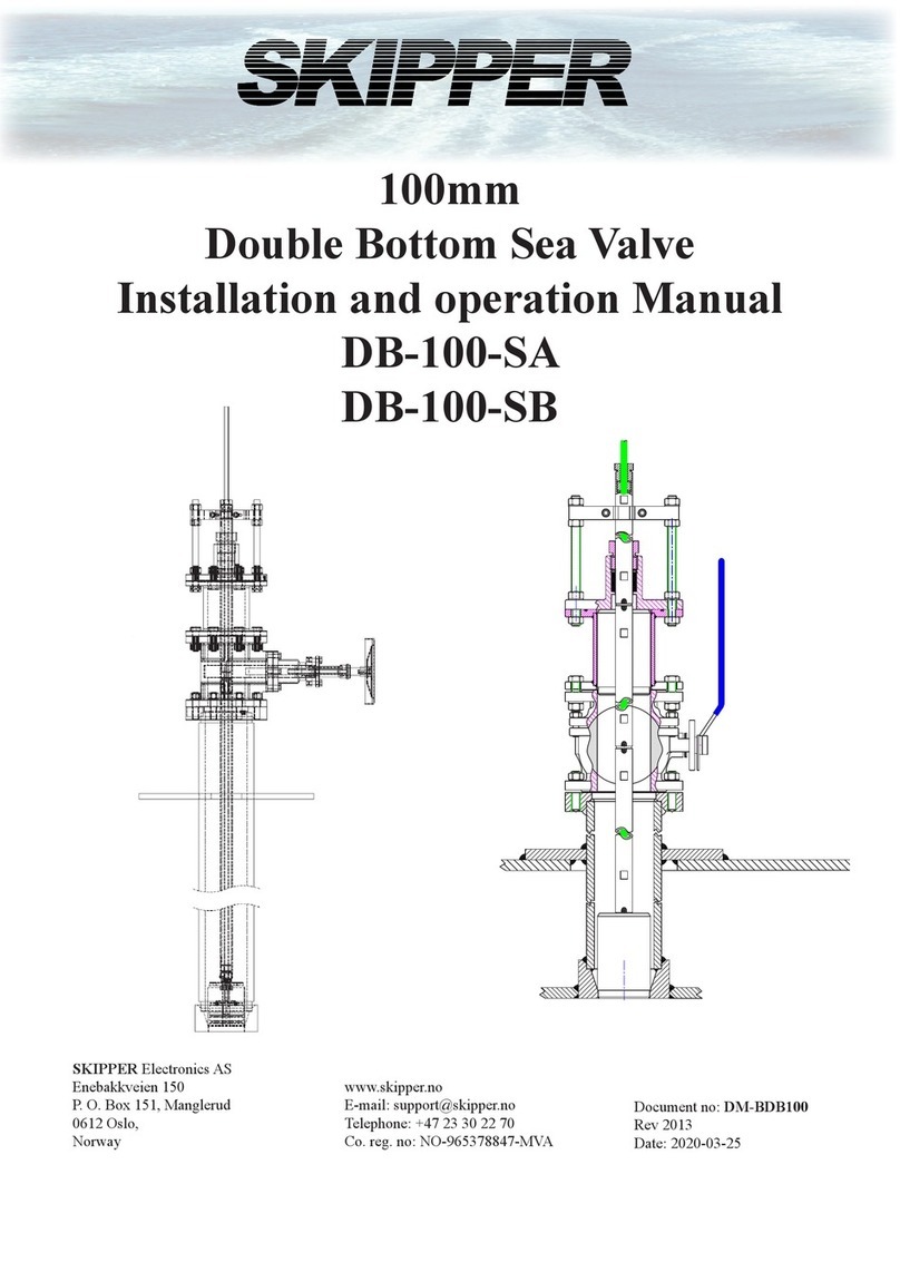 Skipper DB-100-SA Installation and operation manual