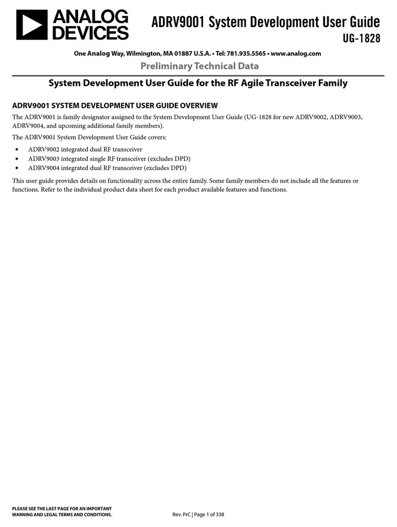 Analog Devices ADRV9001 User manual