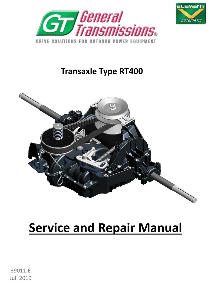 GT RT400 Service and repair manual