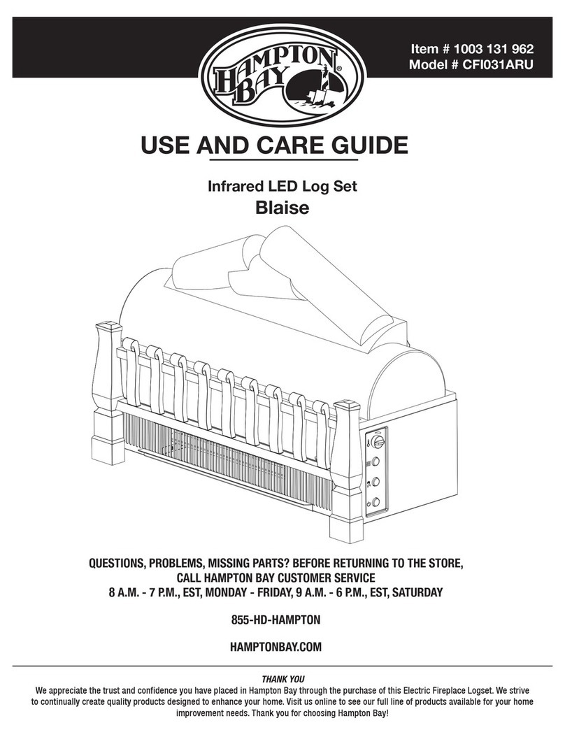 HAMPTON BAY Blaise CFI031ARU User manual