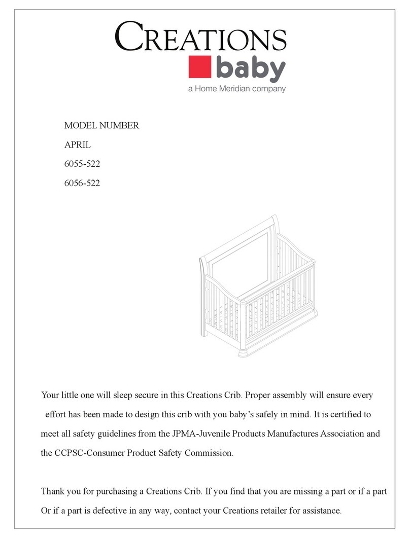 HOME MERIDIAN Creations baby 6055-522 User manual