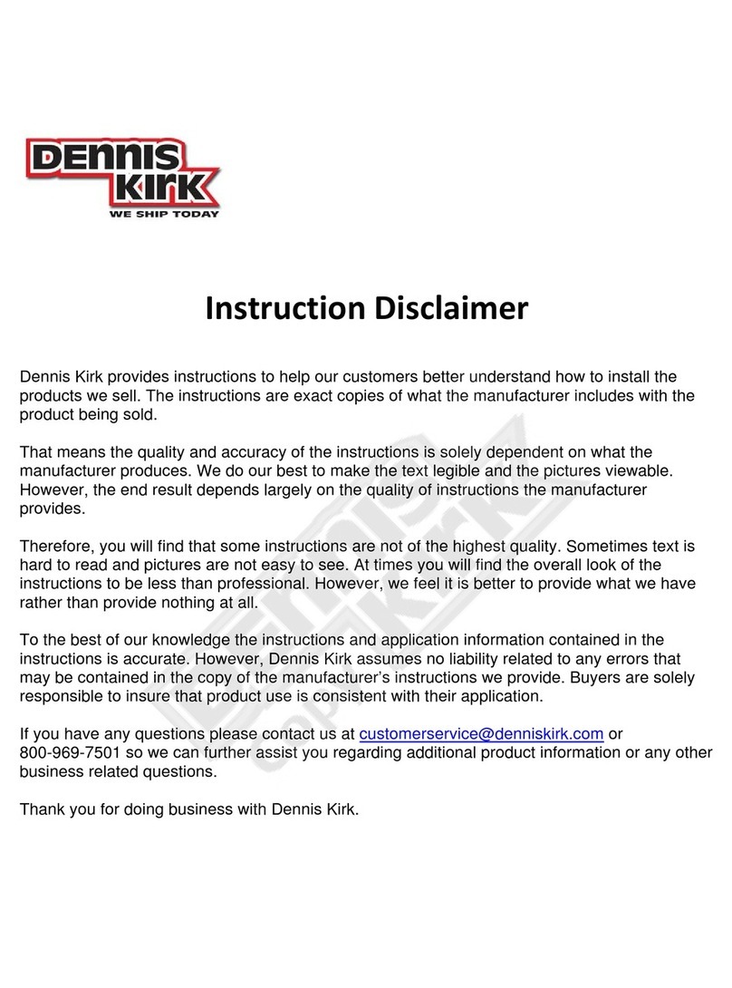 Dennis Kirk GoPRO HERO3+ User manual