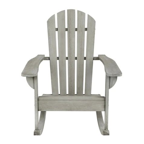 Safavieh Outdoor Brizio Adirondack PAT7042 Assembly instructions