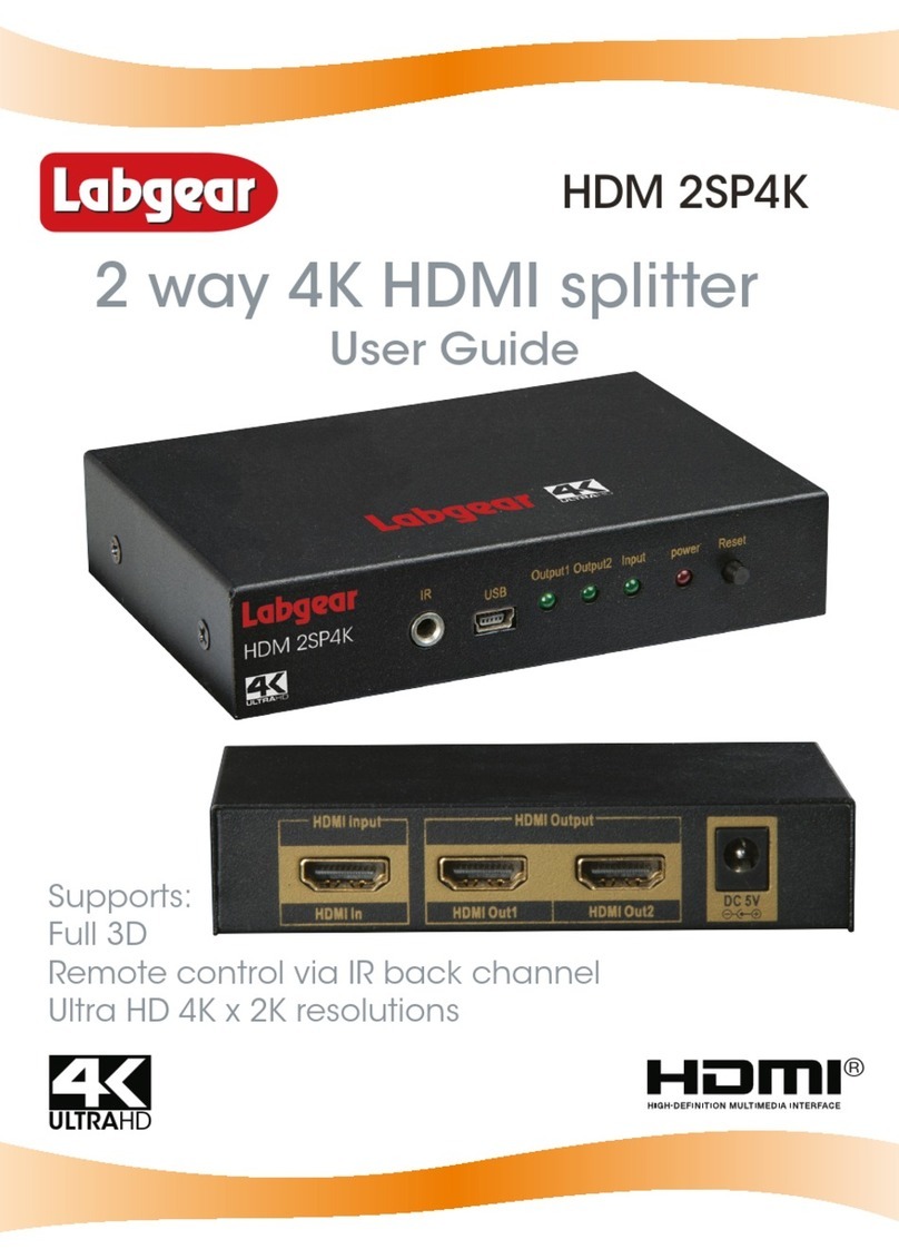 Labgear HDM 2SP4K user guide