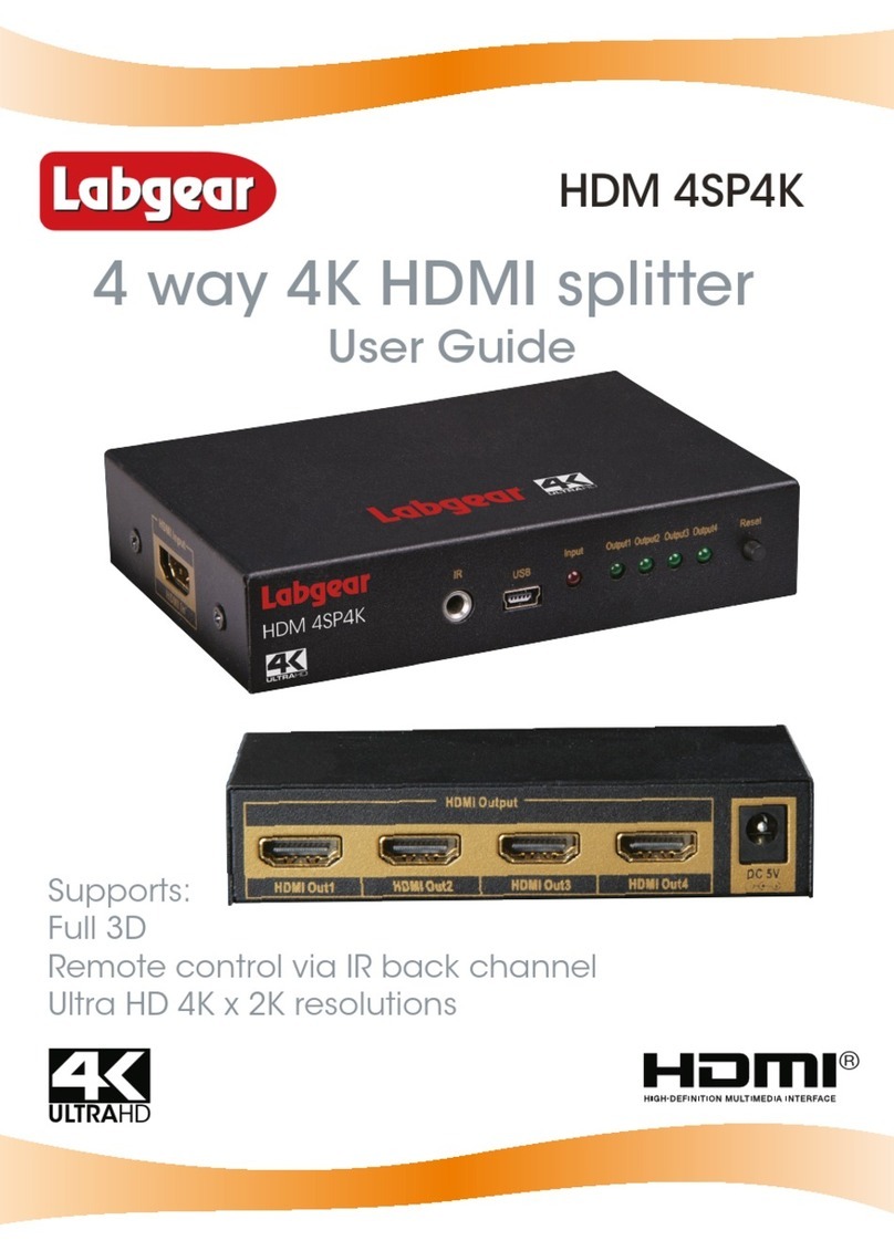 Labgear HDM 4SP4K user guide