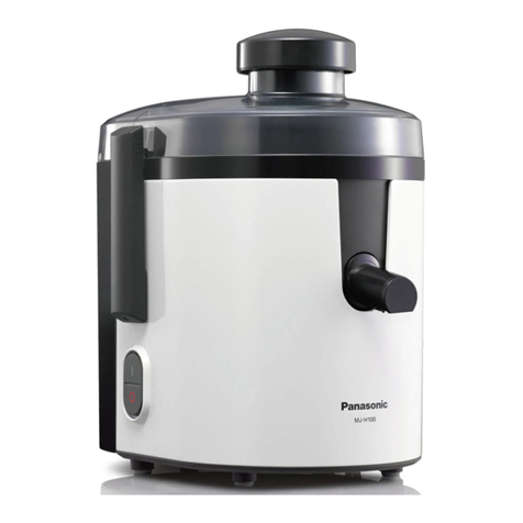 Panasonic MJ-H100 User manual