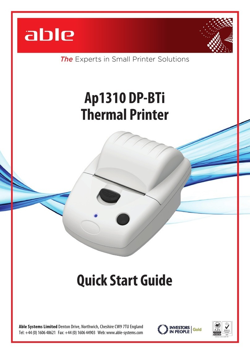 ABLE Ap1310 DP-BTi User manual