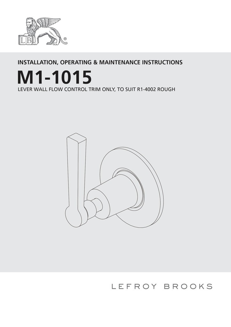 Lefroy Brooks M1-1015 Assembly instructions