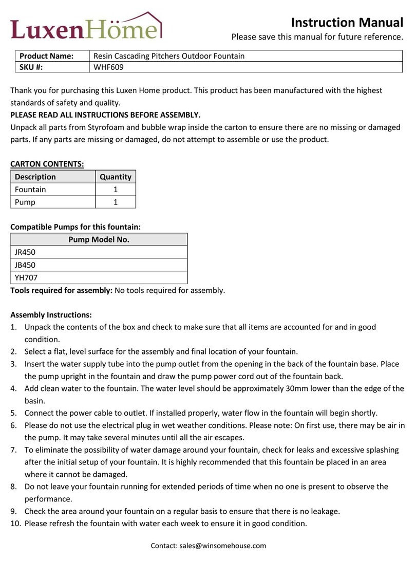 LuxenHome WHF609 User manual