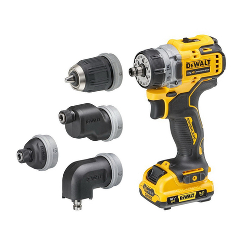 DeWalt XR DCD703 Original instructions