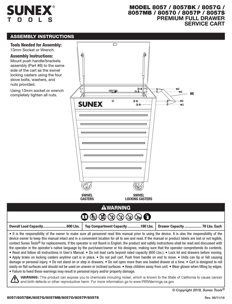 Sunex Tools 8057 Assembly instructions