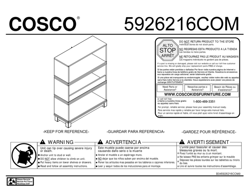 Cosco 5926216COM User manual