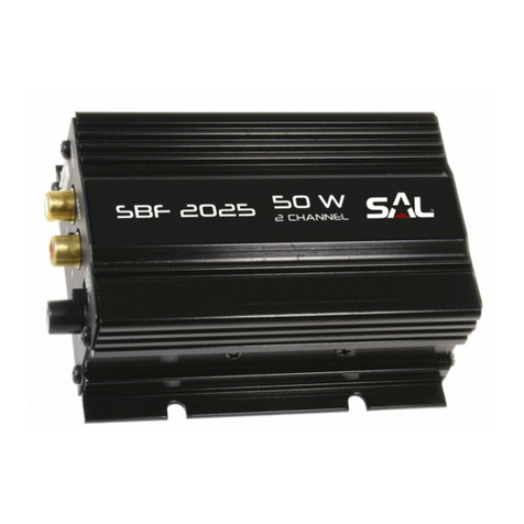 Somogyi Elektronic SAL SBF 2025 instruction manual