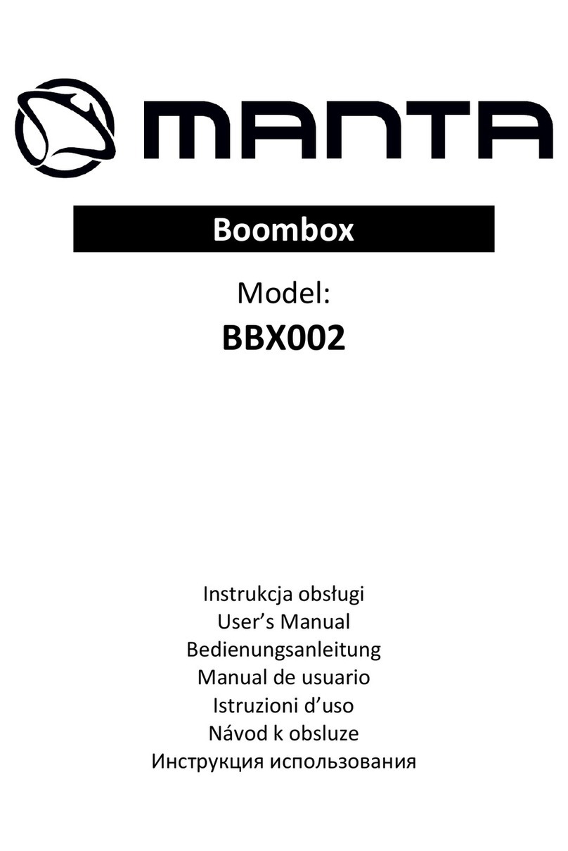 Manta BBX002 User manual