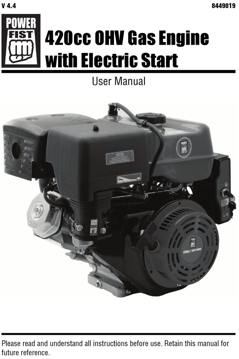 Power Fist 420cc user manual