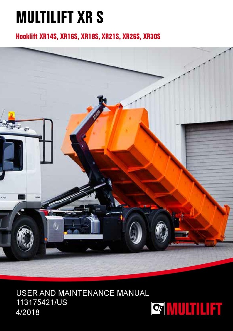 HIAB Hooklift Multilift XR S Series Operating instructions