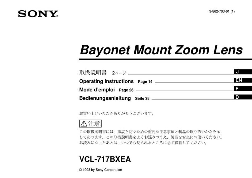 Sony VCL-717BXEA operating instructions