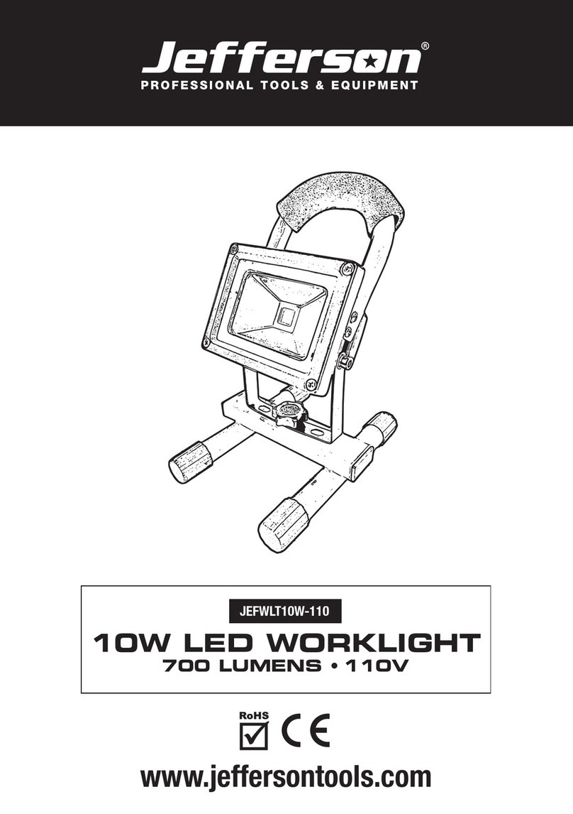 Jefferson Professional Tools & Equipment JEFWLT10W-110 manual