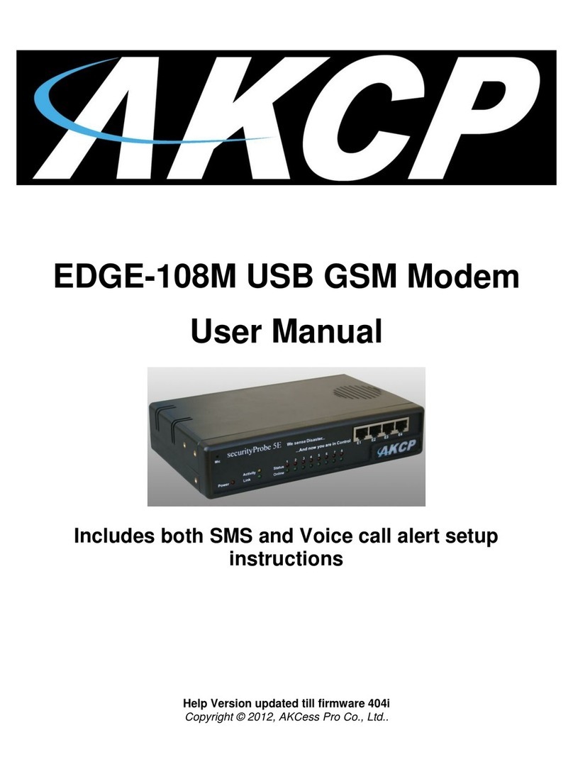 AKCP EDGE-108M user manual