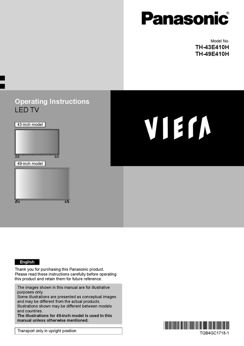 Panasonic VIERA TH-43E410H User manual