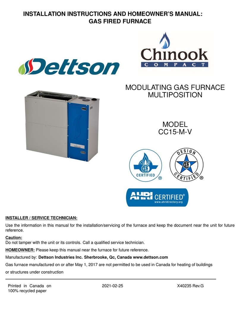 Dettson CC15-M-V Assembly instructions