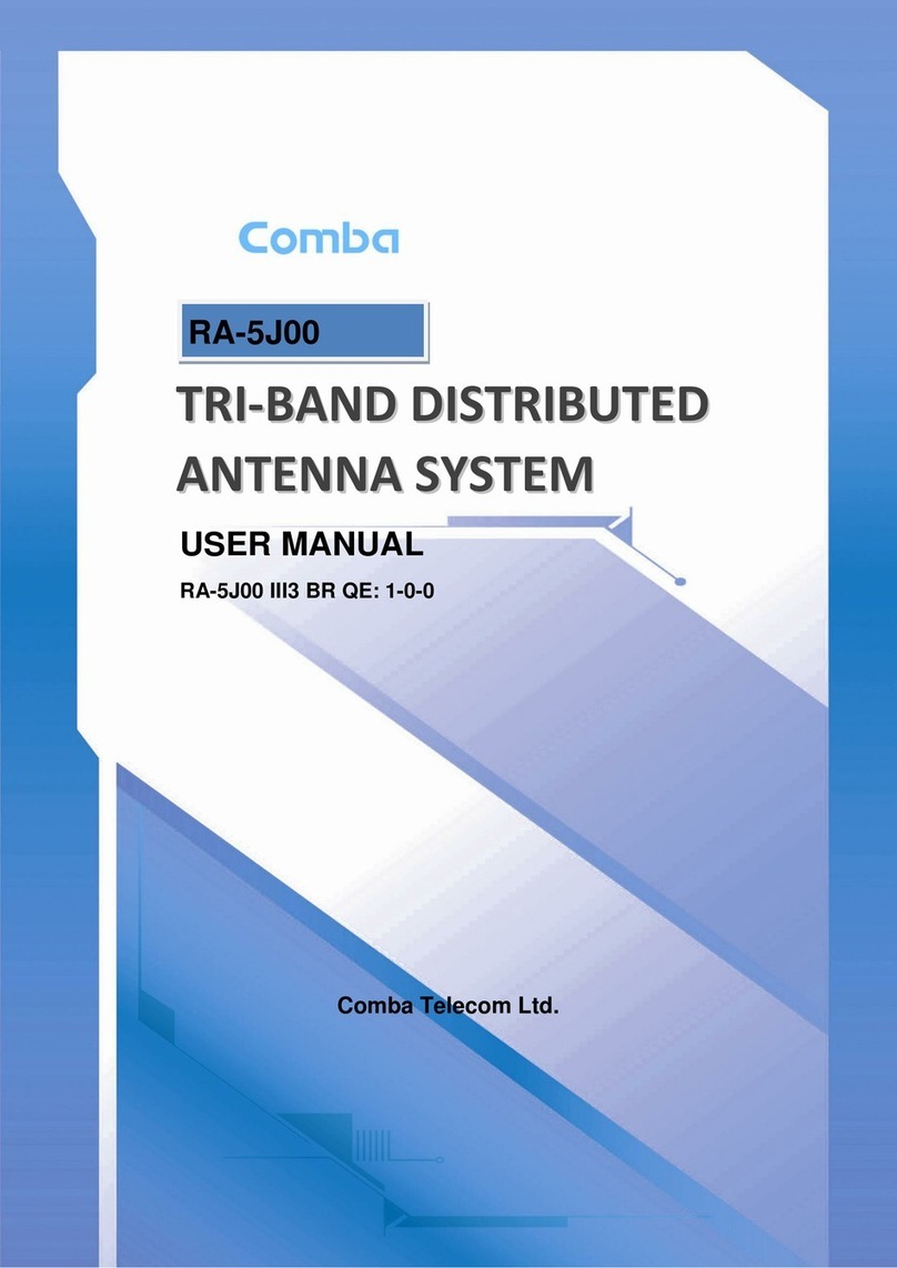 Comba Telecom RA-5J00 user manual Comba Telecom RA-5J00 user manual