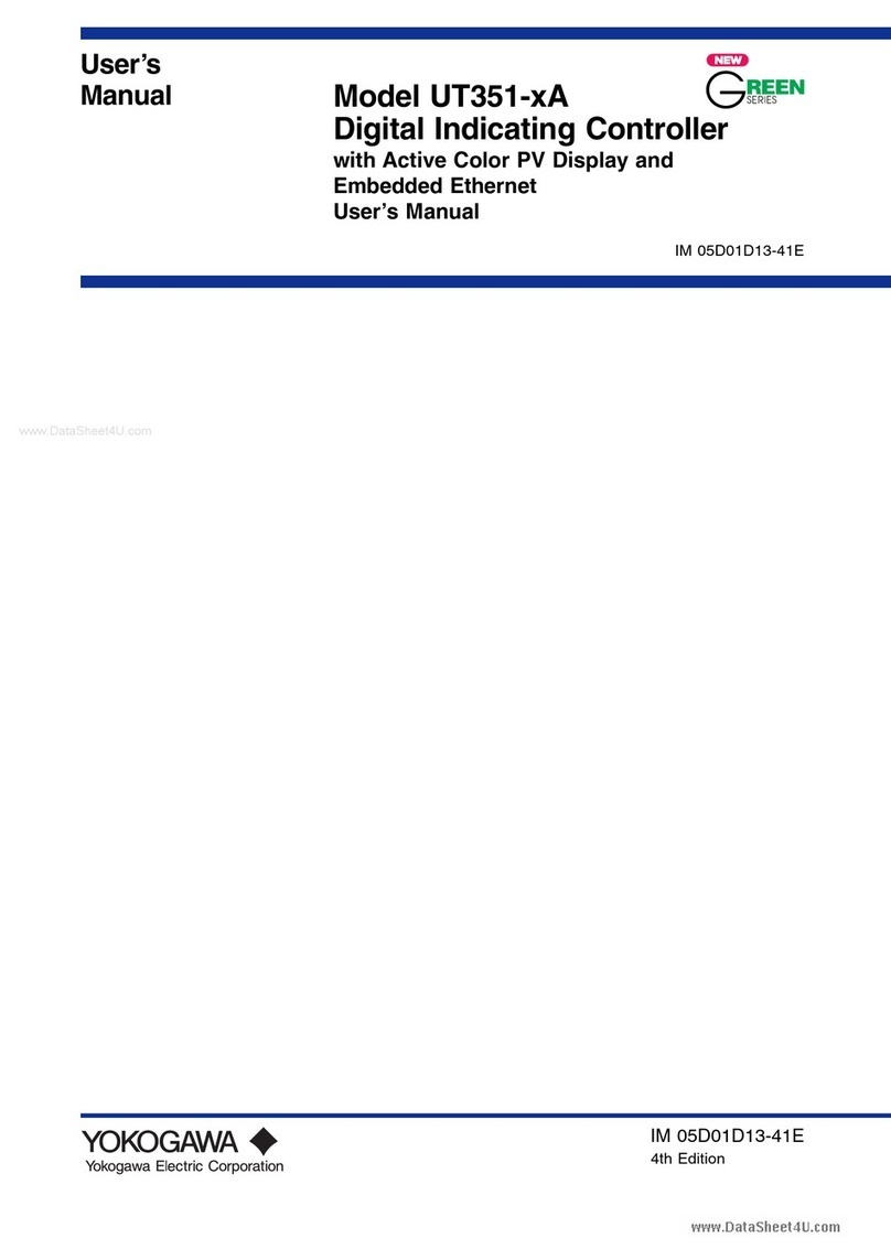 YOKOGAWA Green Series User manual