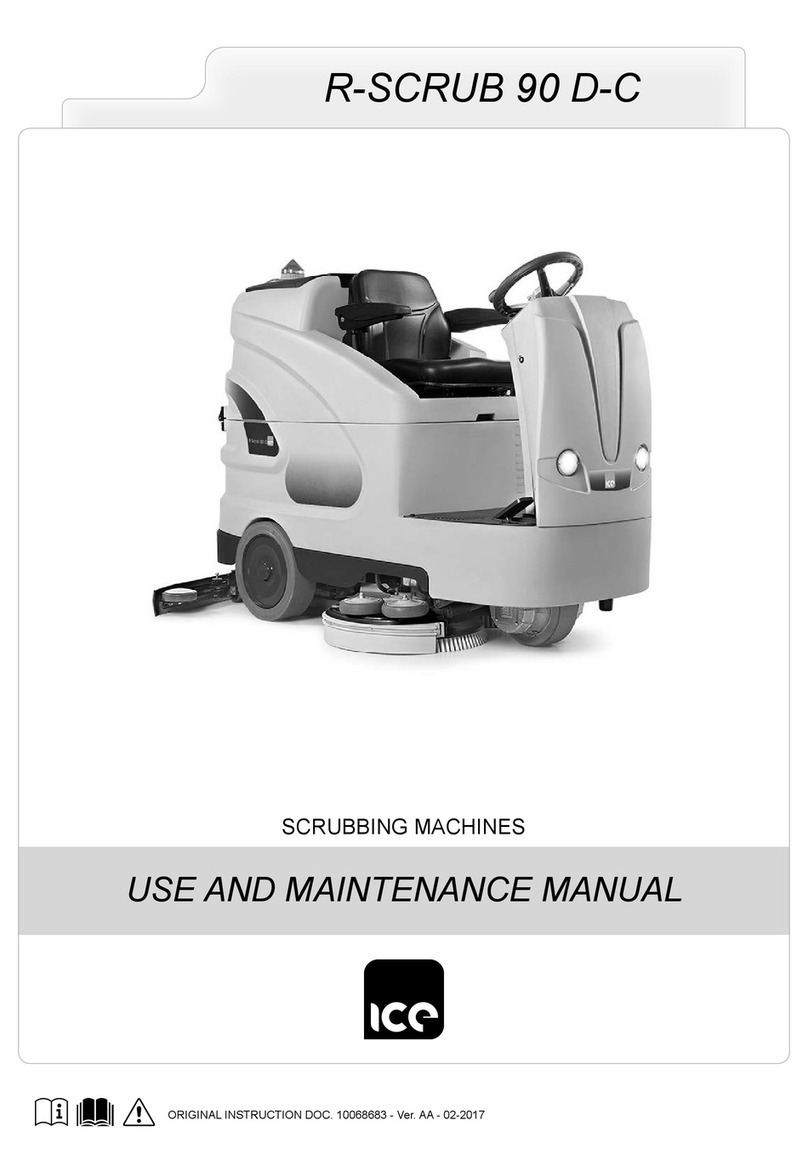 Ice R SCRUB 90D Use and maintenance manual
