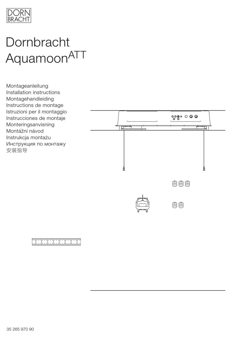 Dornbracht Aquamoon ATT installation instructions Dornbracht Aquamoon ATT installation instructions