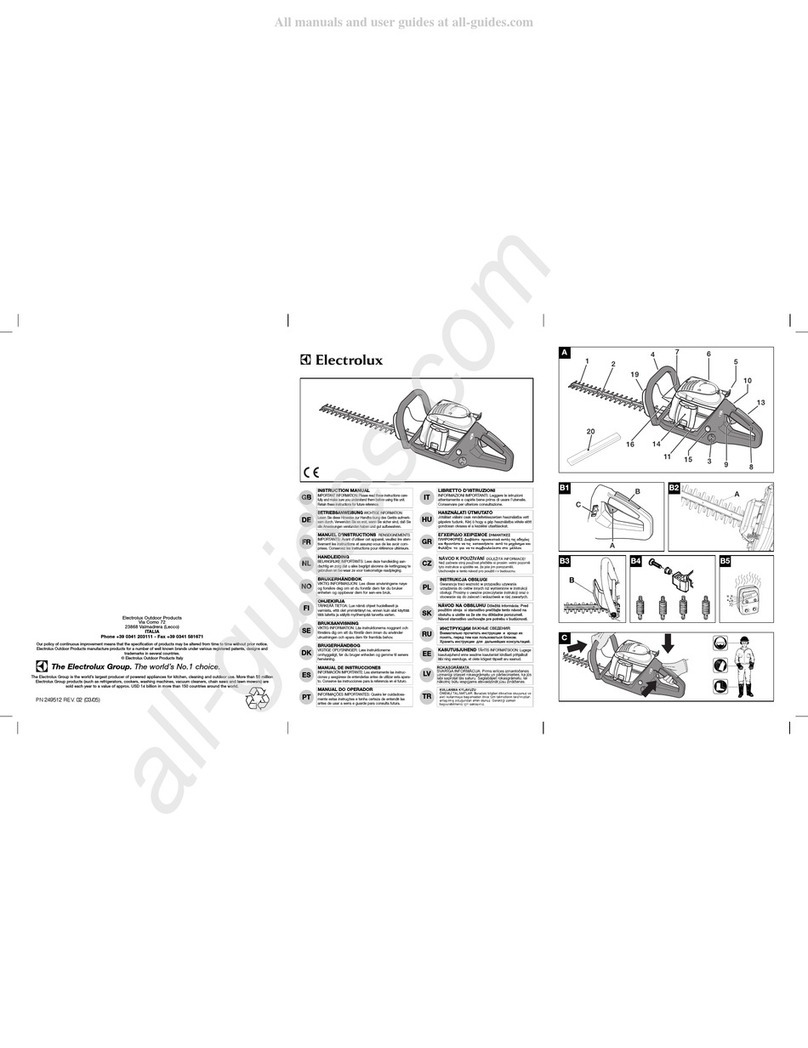 Electrolux Gladiator 550 instruction manual