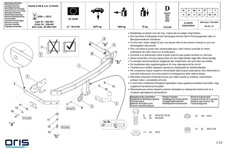 Oris 38.380-1932 Install guide