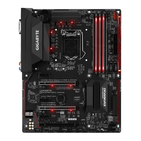 Gigabyte GA-Z270X-Ultra Gaming user manual
