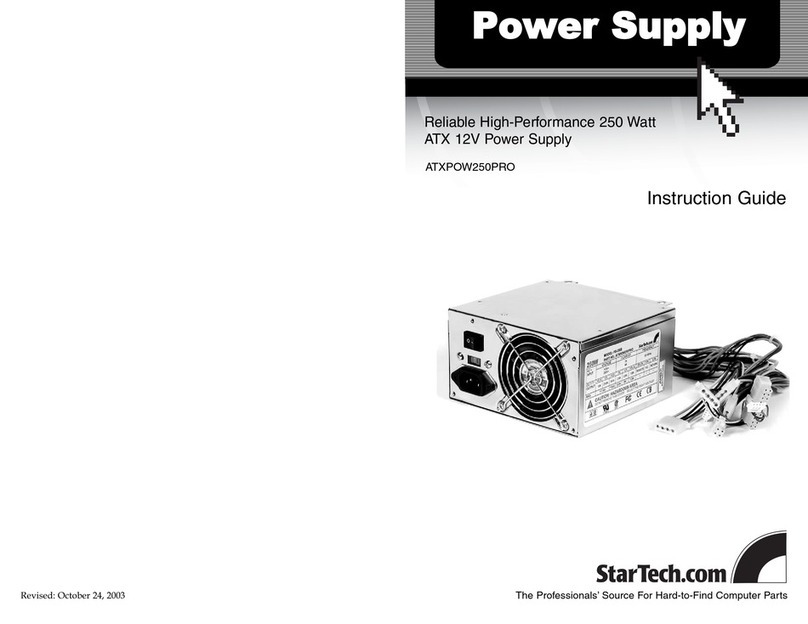 StarTech.com ATXPOW250PRO Manual