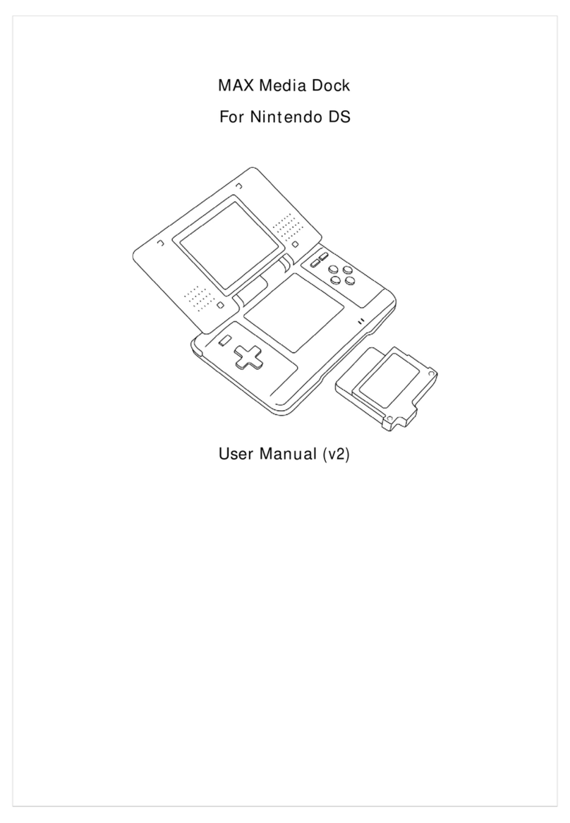 Datel Design & Development MAX Media Dock user manual Datel Design & Development MAX Media Dock user manual