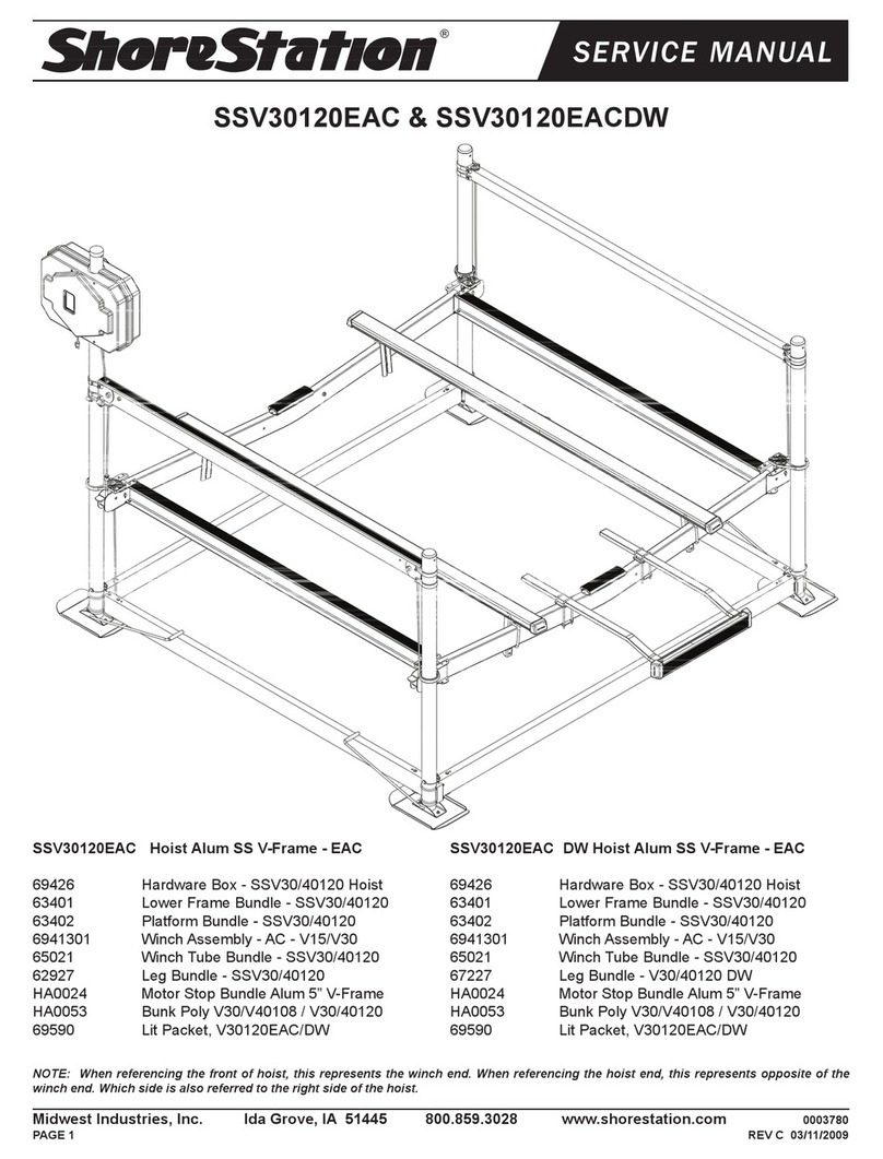 ShoreStation SSV30120EAC User manual