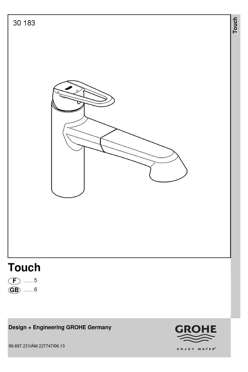 Grohe Touch 30 183 installation instructions