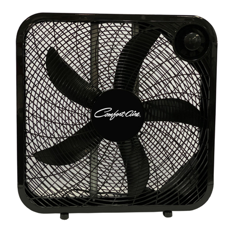 Comfortaire FF-2030D-PBL Series owner's manual