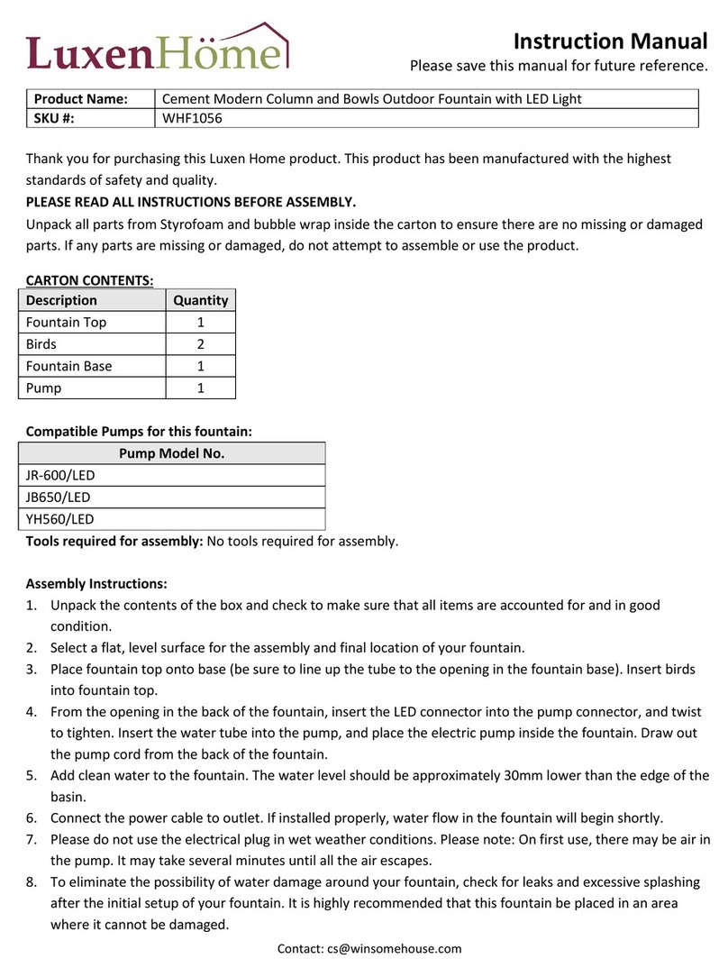 LuxenHome WHF1056 User manual LuxenHome WHF1056 User manual