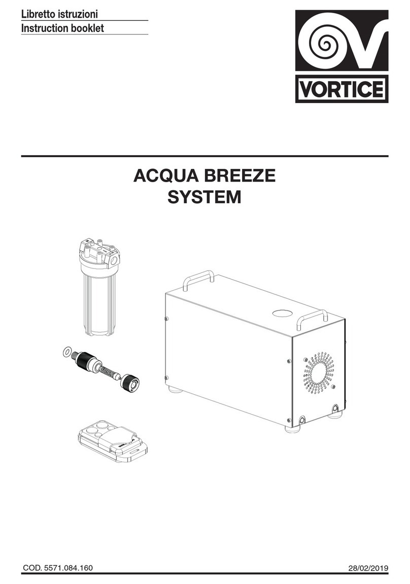 Vortice ACQUA BREEZE SYSTEM User manual