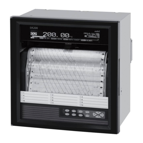 Azbil SR200 instruction manual