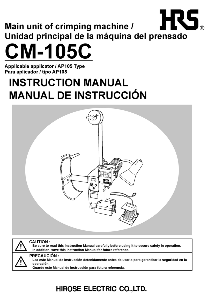 HRS CM-105C User manual
