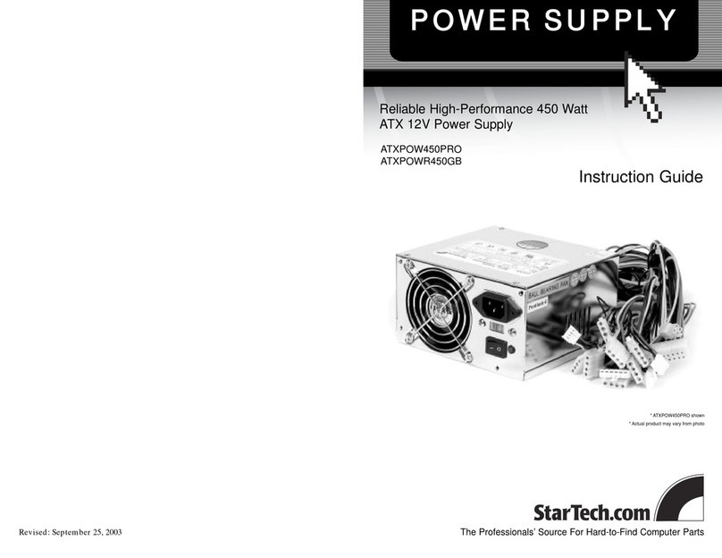 StarTech.com ATXPOW450PRO Manual