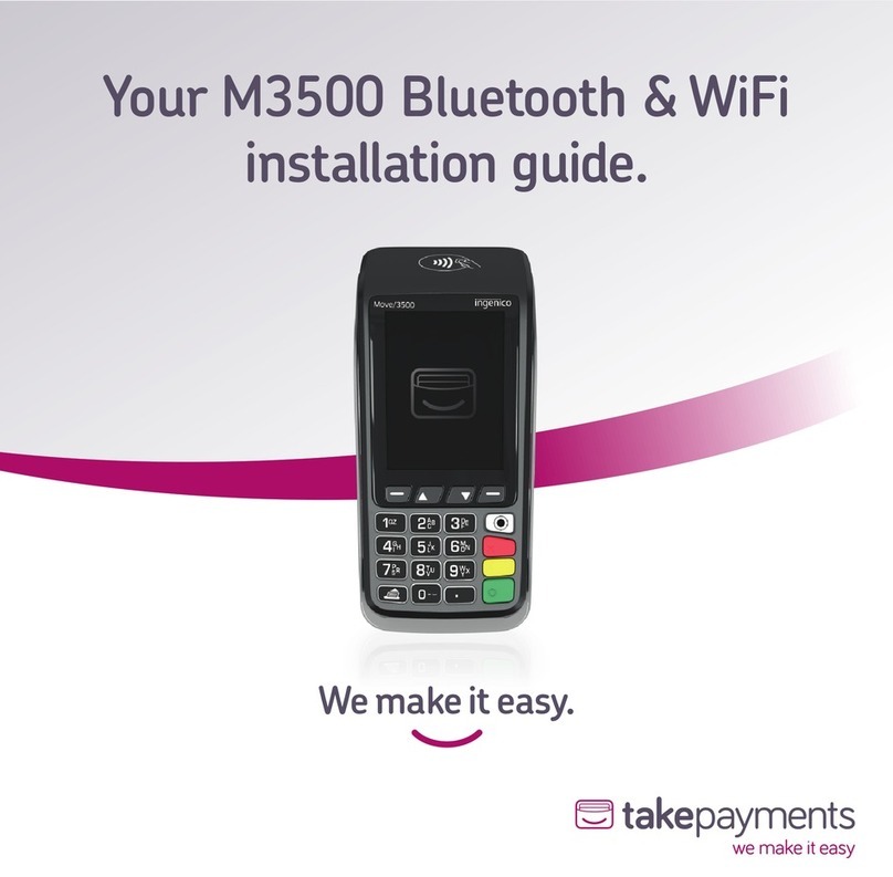 takepayments M3500 installation guide