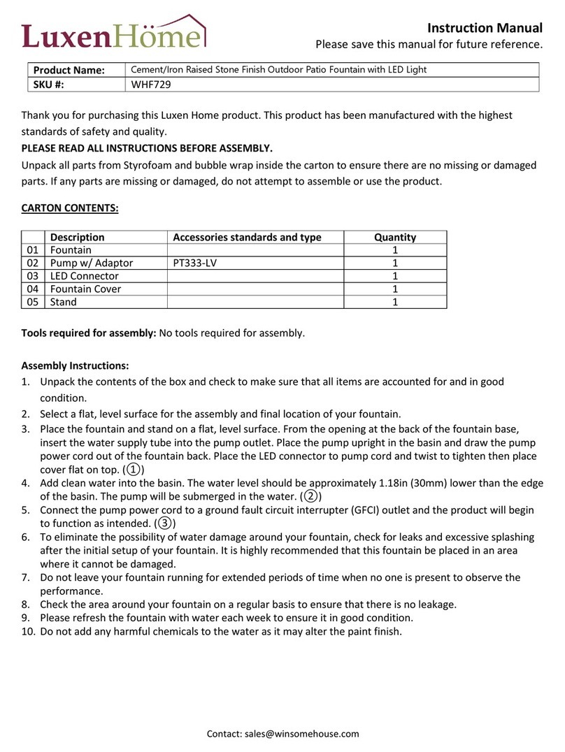 LuxenHome WHF729 instruction manual