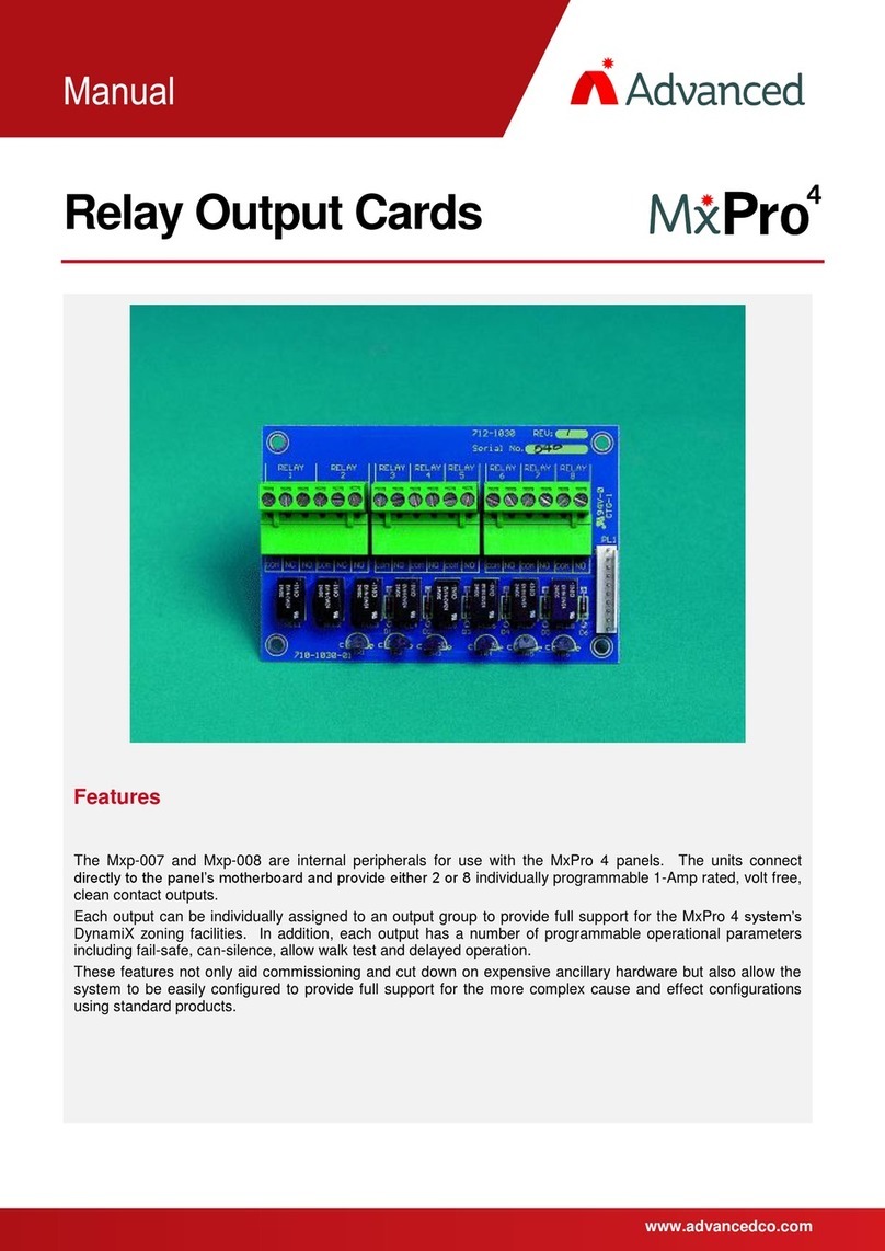 Advanced Mxp-007 manual
