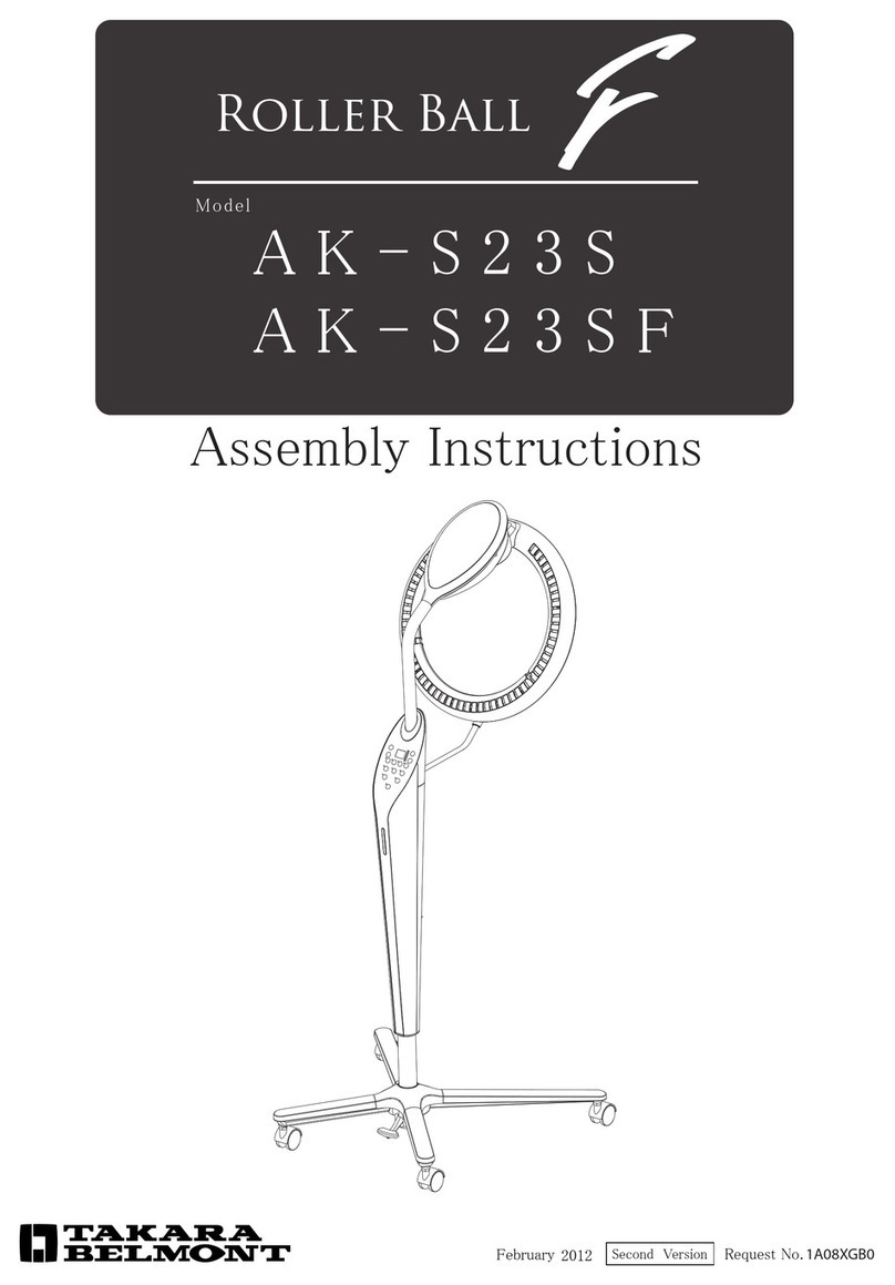 Takara Belmont AK-S23S Assembly instructions