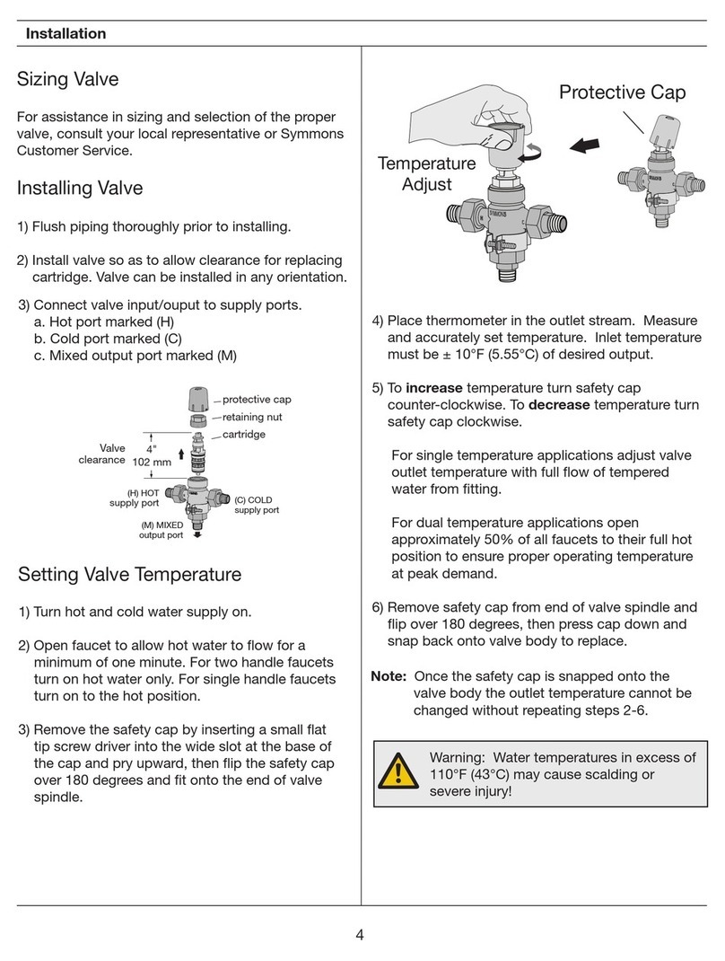 Symmons Maxline 7-230-CK-FS User manual Symmons Maxline 7-230-CK-FS User manual