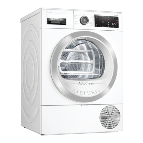 Bosch WTX87MF0CH Installation and operating instructions